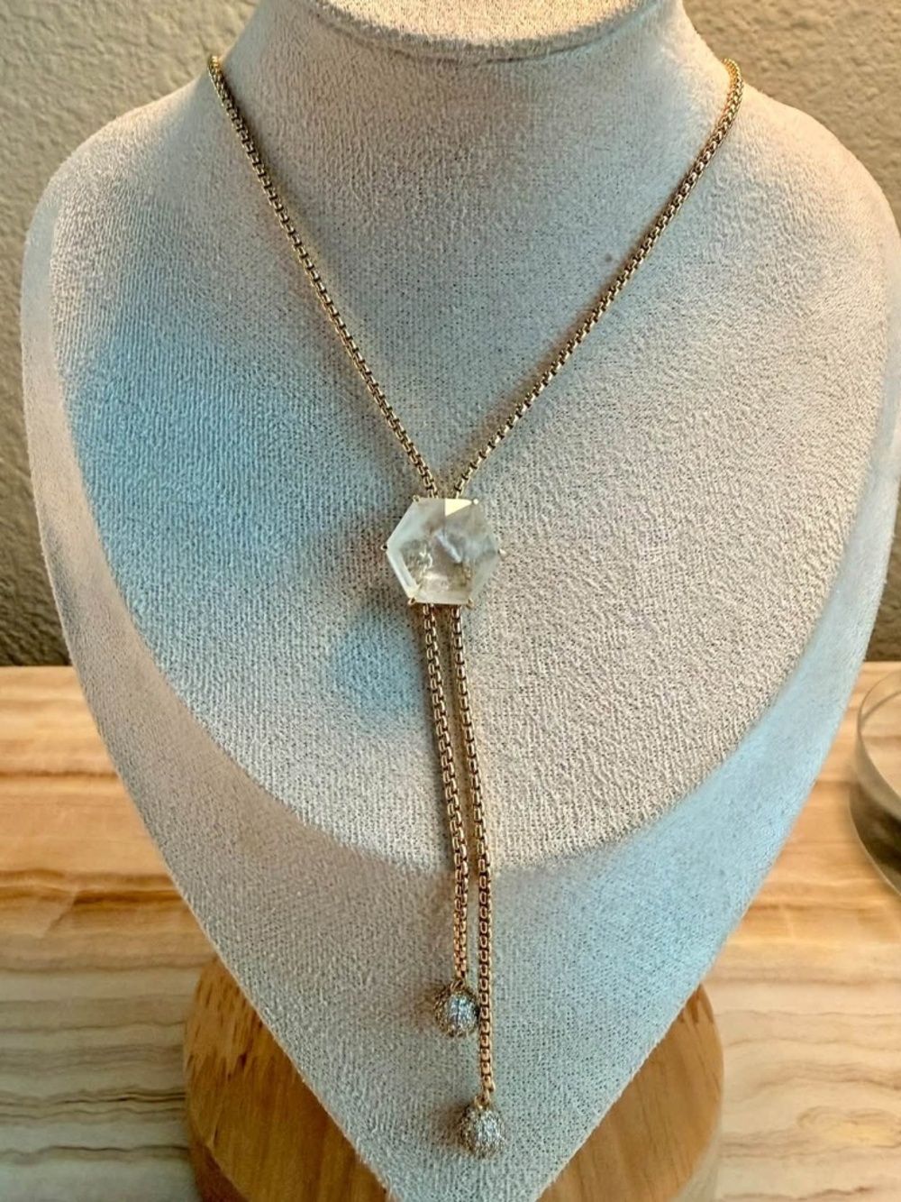 Bomb Party Gold Adjustable Bolo Necklace